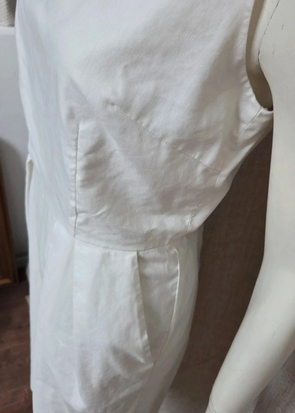 Witte jurk 38 retro snit – photo 8